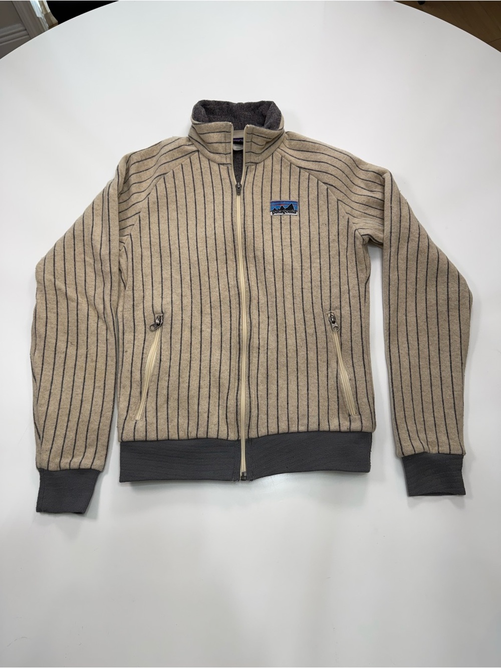Patagonia Quilt Again Wool Blend Zip-Up Jacket - Picture 2 of 9